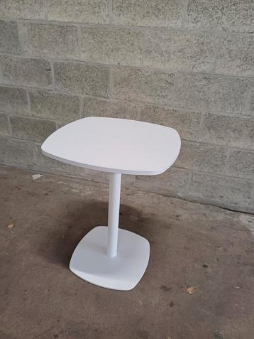 Table Blanche Perfecta, Enlèvement, Comme neuf, Rond, 50 à 75 cm