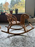 Uniek vintage, rotan hobbelpaard schommelpaard, Ophalen, Gebruikt