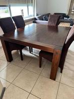 Tafel met 6 stoelen, Ophalen, Zo goed als nieuw