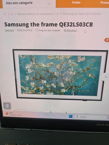 Téléviseur Samsung « The Framel » NOUVEAU, TV, Hi-fi & Vidéo, Télévisions, Neuf, QLED, 40 à 60 cm, Enlèvement
