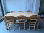 keukentafel en stoelen van Habitat, 50 tot 100 cm, 150 tot 200 cm, Gebruikt, Rechthoekig