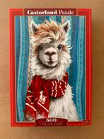 Castorland puzzel ‘I am the llama’ 500 stukjes, Ophalen of Verzenden, 500 t/m 1500 stukjes, Zo goed als nieuw, Legpuzzel