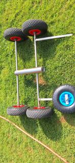 Rvs onderstel voor kar., Ophalen