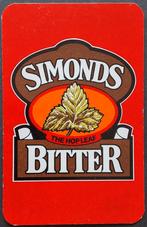 1 Speelkaart Simonds Bitter, Verzamelen, Ophalen of Verzenden, Zo goed als nieuw