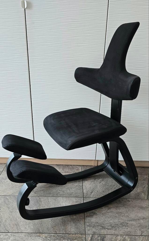 Fauteuil de bureau Varier Stokke Thatsit, Maison & Meubles, Chaises de bureau, Noir, Ergonomique, Enlèvement