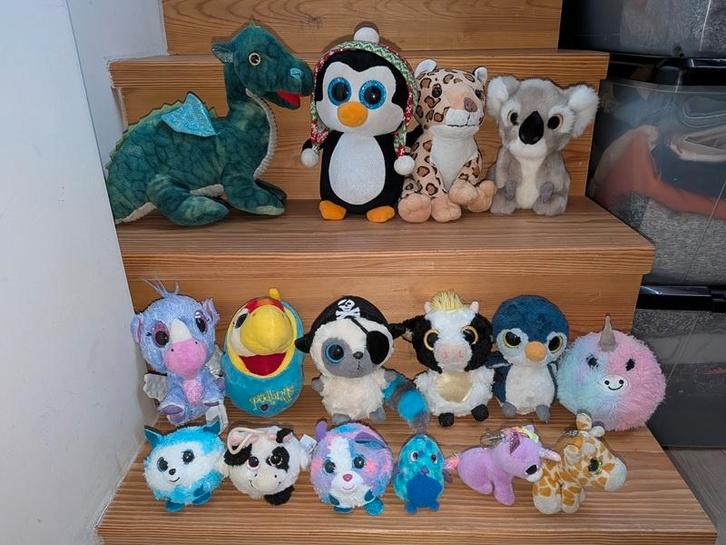 Peluches TY avec de grands yeux, Enfants & Bébés, Jouets | Peluches, Utilisé, Vache, Enlèvement