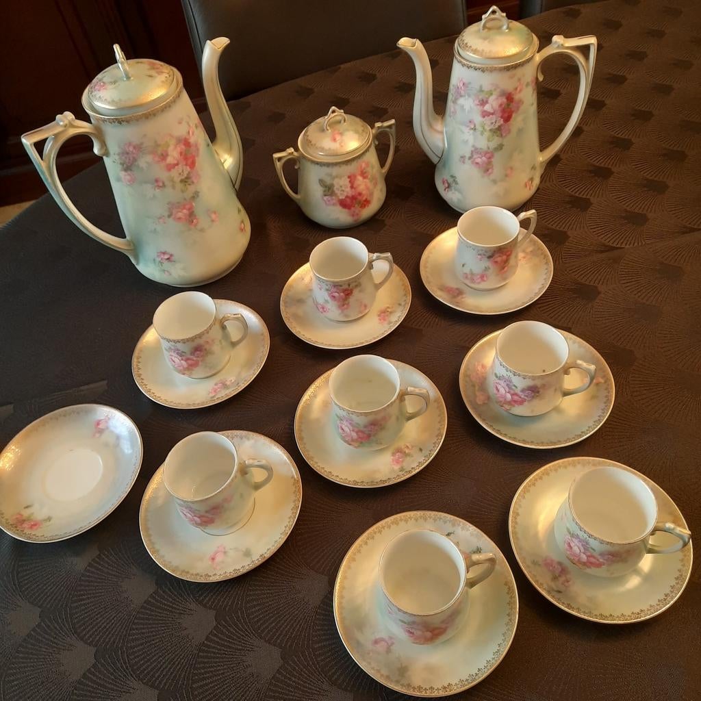 SERVICE À CAFÉ/THÉ ANCIEN* C.T. ALTWASSER *, Antiquités & Art, Antiquités | Services (vaisselle) complet, Enlèvement