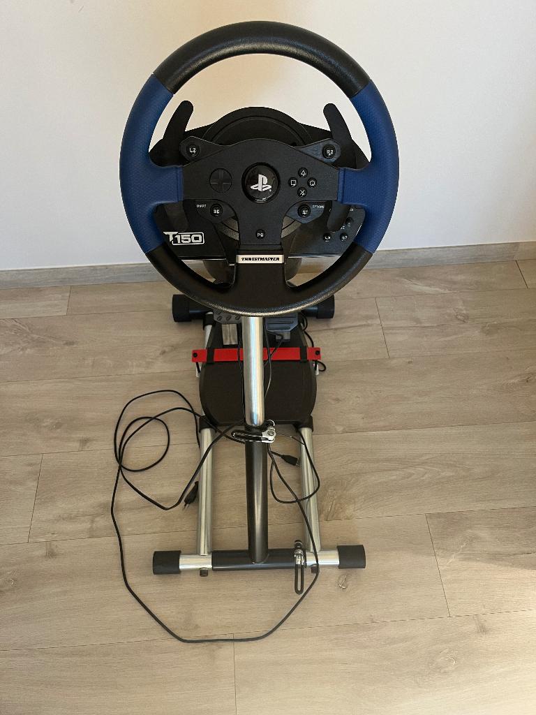 Racestuur + staander voor playstation, Consoles de jeu & Jeux vidéo, Enlèvement, Comme neuf, Volant ou Pédales, PlayStation 4