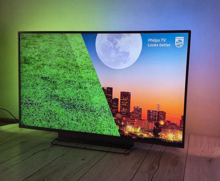 Philips Smart 4K UHD 49 inch met Ambilight, Audio, Tv en Foto, Televisies, Zo goed als nieuw, LED, 100 cm of meer, 4k (UHD), Philips