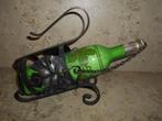 Porte-bouteille de vin vintage en fer forgé, Enlèvement ou Envoi
