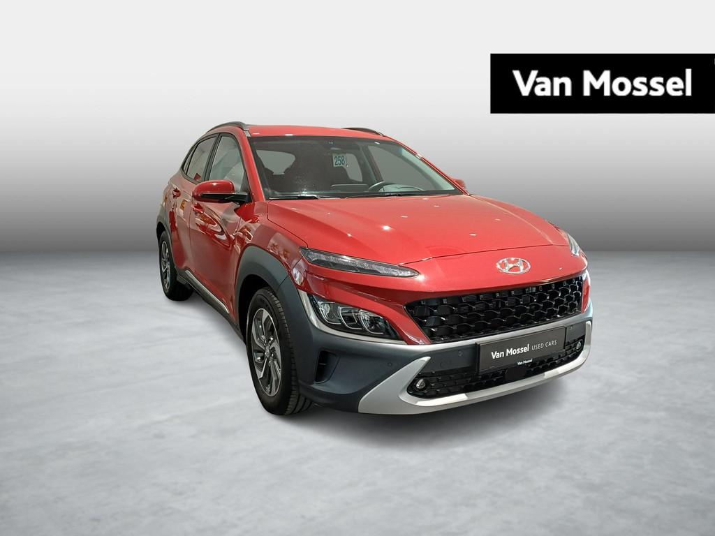 Hyundai Kona 1.6 GDi Hybrid Shine 6-DCT, Auto's, Stof, Gebruikt, 4 cilinders, 2 kWh