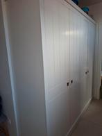 Prachtige eiken wit gelakte kast met mooie nerf. Maatwerk., Ophalen