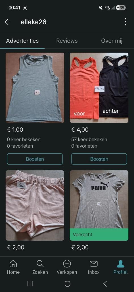 Kleding kinderen, Ophalen, Zo goed als nieuw, Maat 38/40 (M), Korte mouw