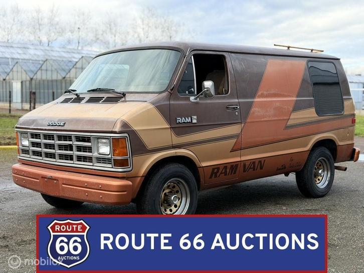 Dodge Ram B150 Van | 1989 | Route 66 Auctions, Auto's, Oldtimers, Bedrijf, Te koop, Dodge, Benzine, Overige carrosserie, Handgeschakeld