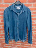 Jeanshemd Hilfiger in prima staat, Ophalen of Verzenden, Gedragen, Blauw, Halswijdte 38 (S) of kleiner