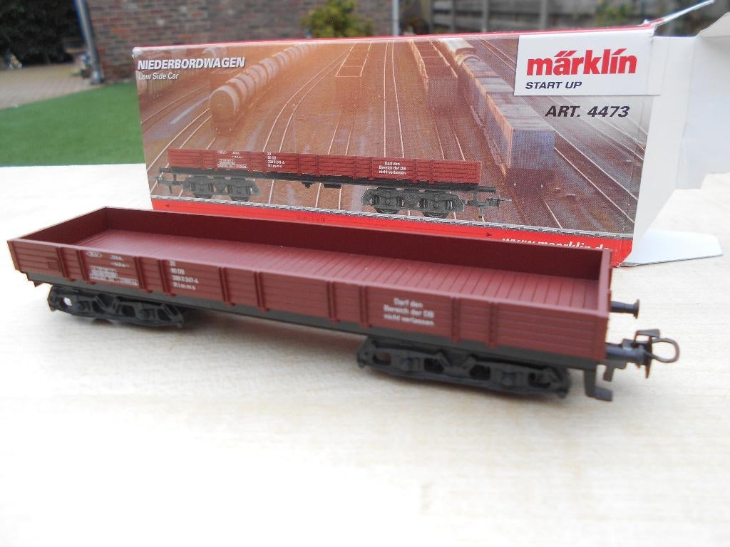 marklin H0 4473 DB lageboord wagon in ovp, Hobby en Vrije tijd, Modeltreinen | H0, Zo goed als nieuw, Wagon, Wisselstroom, Märklin