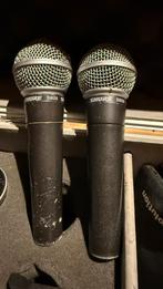 2x Shure SM58 microfoons – goede staat, Muziek en Instrumenten, Ophalen, Gebruikt, Zangmicrofoon