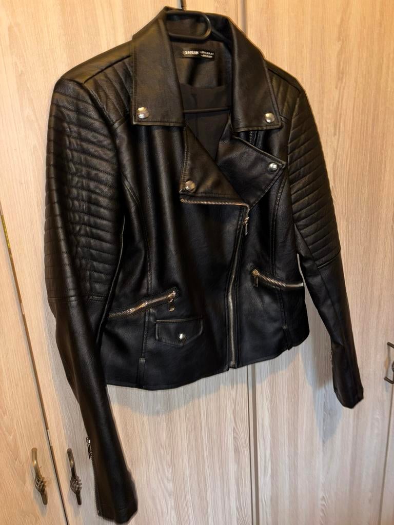 Vestje shein, Kleding | Dames, Jassen | Zomer, Ophalen of Verzenden, Zo goed als nieuw, Maat 38/40 (M), Zwart