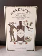 Reclamebord Hendrick’s Gin, Collections, Marques & Objets publicitaires, Enlèvement ou Envoi, Comme neuf, Panneau publicitaire