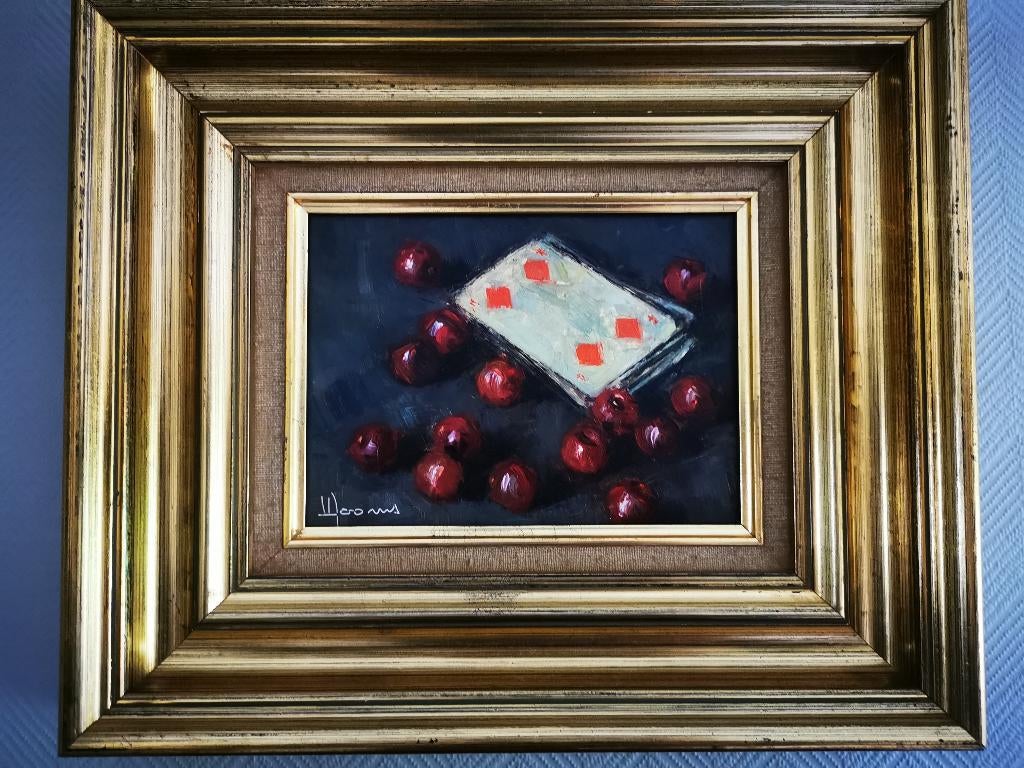 Schilderij Vic Dooms, Antiek en Kunst, Ophalen