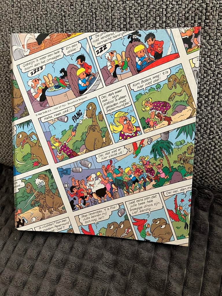 Vintage kleine ringmap 23,5 x 21 x 4 cm Jommeke jef nys, Verzamelen, Ophalen of Verzenden, Zo goed als nieuw