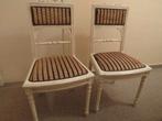 2 stoelen, Ophalen, Wit, Hout