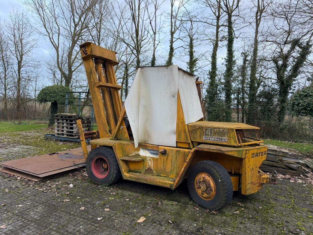 heftuck cat V100  5 ton, Ophalen