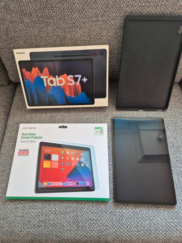 Samsung Galaxy Tab S7+   128GB  Wi-Fi, Computers en Software, Android Tablets, Zo goed als nieuw, Wi-Fi, 12 inch, Gps, Ophalen