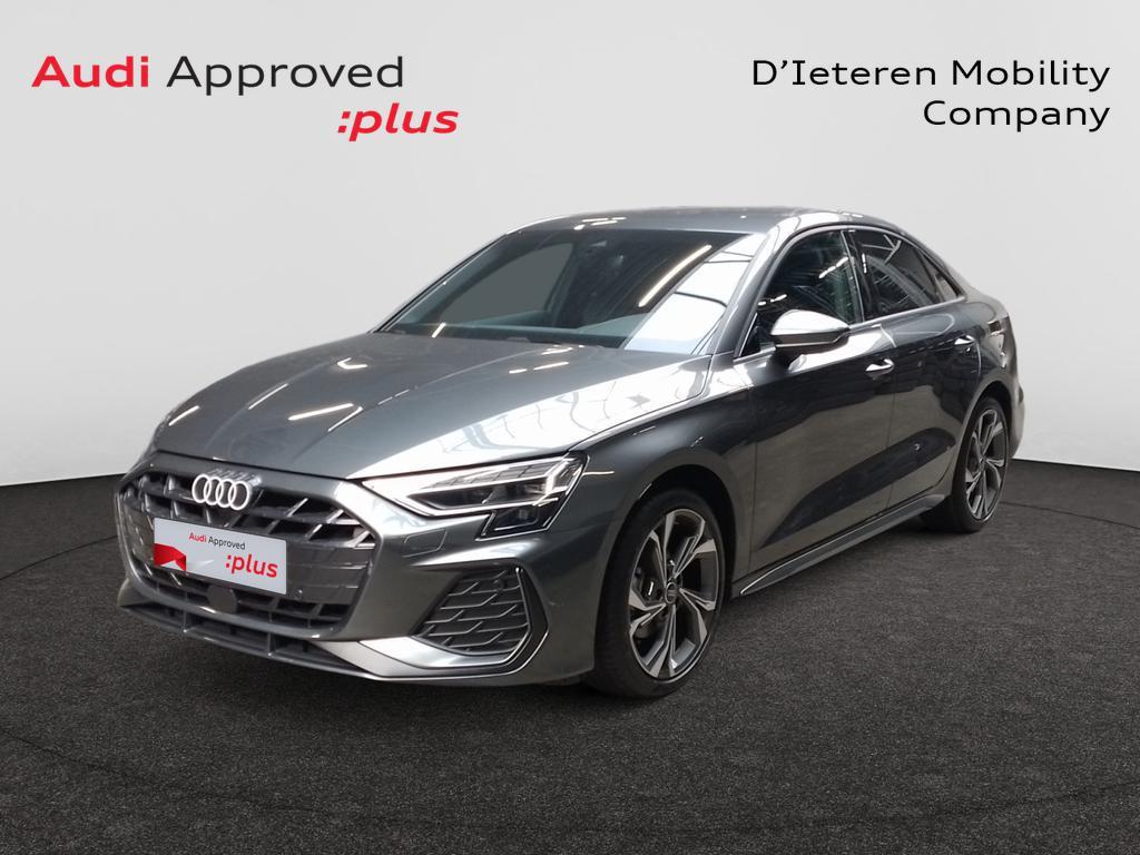 Audi A3 Sedan A3 Sedan 30 TFSI Business Edition S line S tro, Automaat, 124 g/km, Lederen bekleding, https://public.car-pass.be/vhr/c567bd33-656a-4356-9eb9-5cb7b208160c