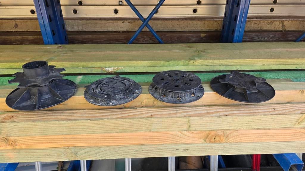 Plots PVC réglables 200pcs, Jardin & Terrasse, Terrasses, Composite, Enlèvement