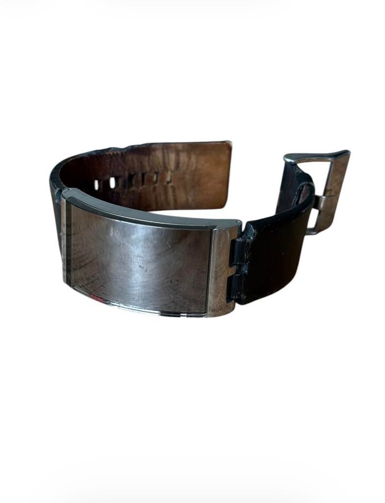 Diesel - only the brave  horloge - vintage mirror face, Bijoux, Sacs & Beauté, Montre-bracelet, Autres marques, Enlèvement ou Envoi