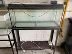 Aquarium 100 litres avec pied en métal, Animaux & Accessoires, Poissons | Aquariums & Accessoires, Enlèvement, Utilisé, Aquarium vide