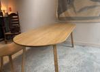 Hay triangle leg design tafel - eiken eettafel 250x85cm, Huis en Inrichting, Ophalen, Vintage design, Eikenhout, 200 cm of meer