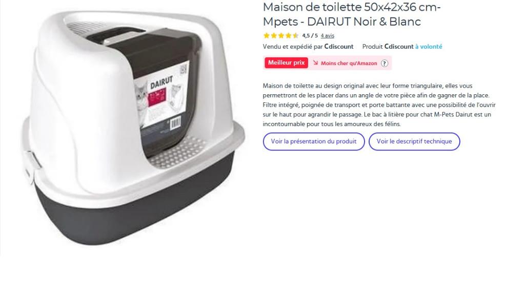 maison de toilette triangulaire pr chat, Ophalen, Zo goed als nieuw