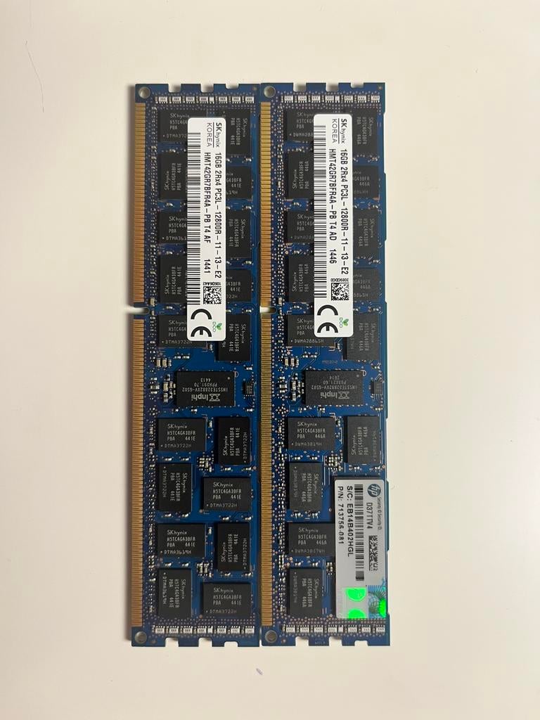 RAM 32 Gb, Informatique & Logiciels, Mémoire RAM, 32 GB, DDR3, Enlèvement, Serveur