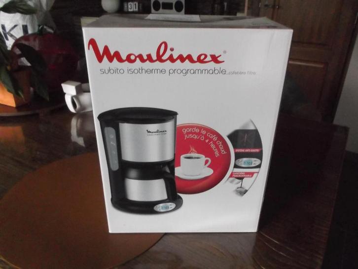 percolateur moulinex garantie 2027 programmable ou pas, Electroménager, Cafetières, Comme neuf, Enlèvement ou Envoi