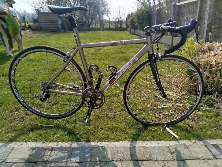 Vélo de course en titane taille 52, Vélos & Vélomoteurs, Vélos | Vélos de course, Utilisé, 28 pouces, Titane, 49 à 53 cm, Enlèvement