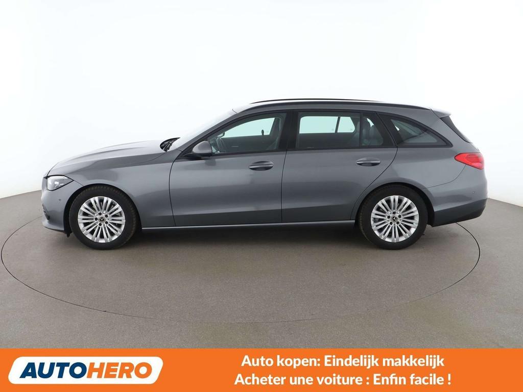 Mercedes-Benz C-Klasse 200 C 200 d T (automatique), Autos, Mercedes-Benz, Cuir, Argent ou Gris, Achat, Euro 6