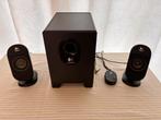 Logitech X-210   luidsprekers, Computers en Software, Pc speakers, Verzenden, Zo goed als nieuw, Audiokanaal 2.1, Logitech