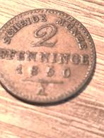 2 pfenning 1850, 1853, 1855 et 1865, Enlèvement ou Envoi