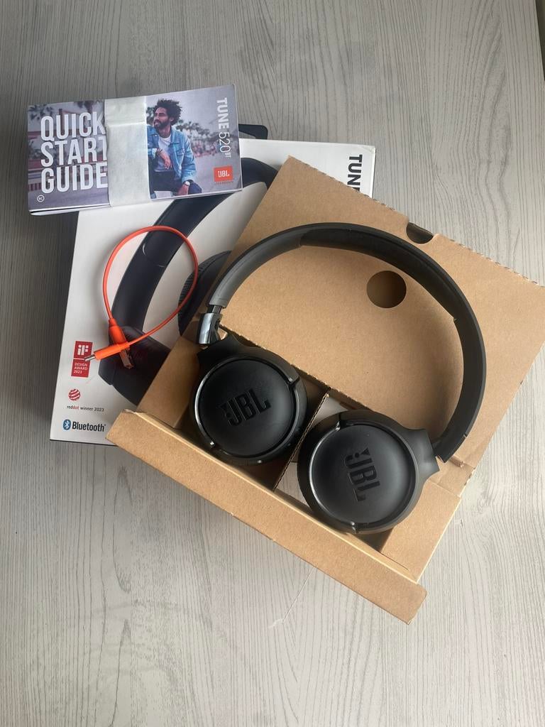 Casque Bluetooth JBL Tune 520BT – État Nickel avec Boîte, Neuf, Autres marques, Bluetooth, Supra-aural