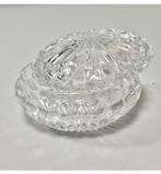 Boîte à savon Bonbon Vintage Crystal Jewelry avec couvercle, Enlèvement ou Envoi