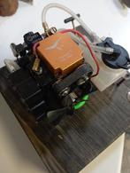 Toyan fs 100 motor, uniek. Elektrische starter. Compleet, Enlèvement ou Envoi, Comme neuf