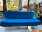Canapé convertible scandinave 3 places en tissu bleu canard, Maison & Meubles, Canapés | Salons, Trois personnes, Moins de 75 cm