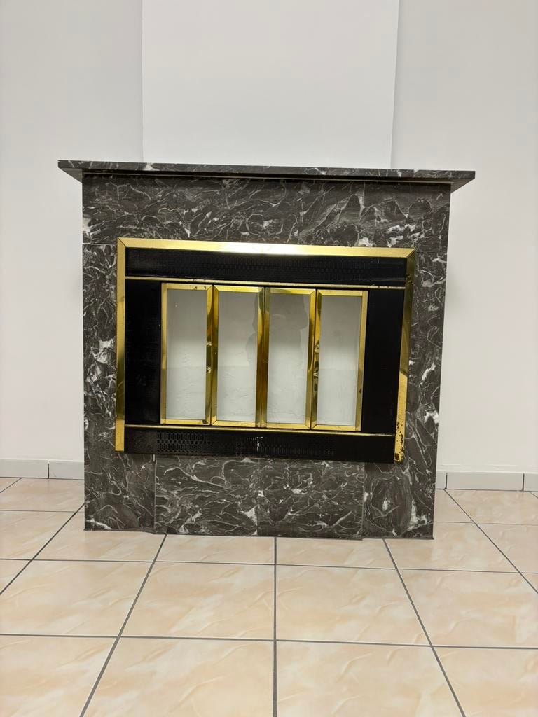 Marmeren schouw, Huis en Inrichting, Ophalen, Gebruikt