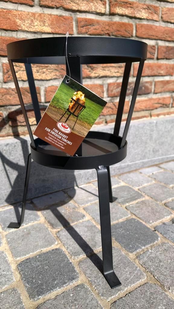 Brasero bûche suédoise, Jardin & Terrasse, Paniers de feu, Enlèvement