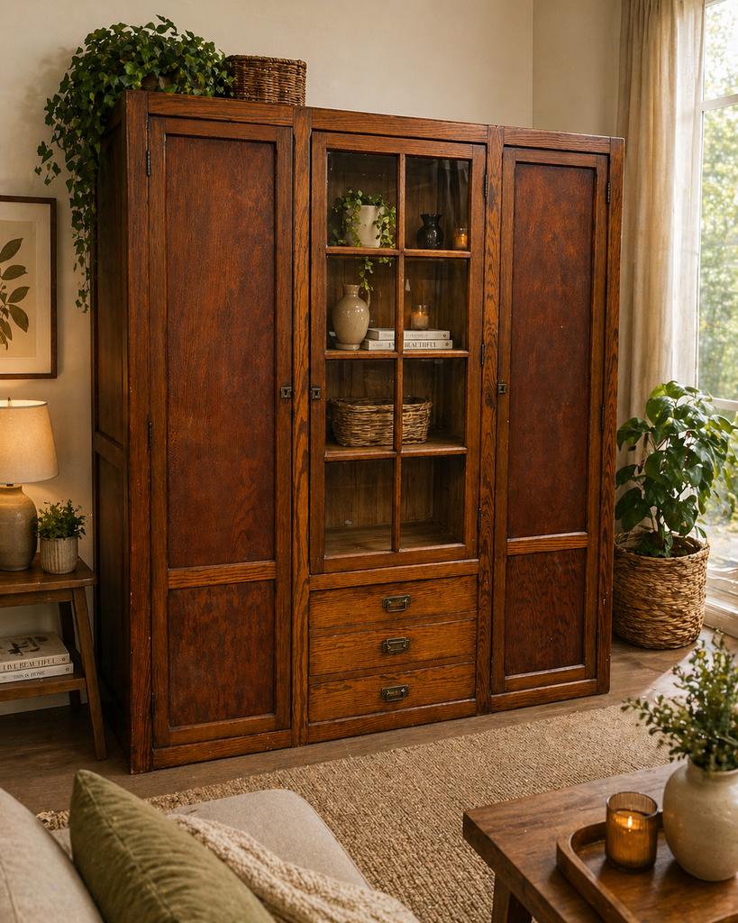 vintage buffetkast / wandkast, Collections, Rétro, Enlèvement