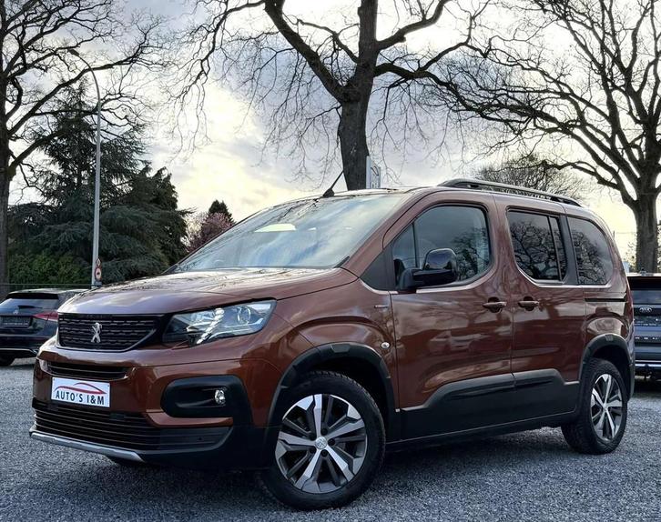 Peugeot Rifter 1.2i Benzine GT line 2019 Camera Carplay Keyl, Autos, Peugeot, Entreprise, Achat, Rifter, Airbags, Air conditionné
