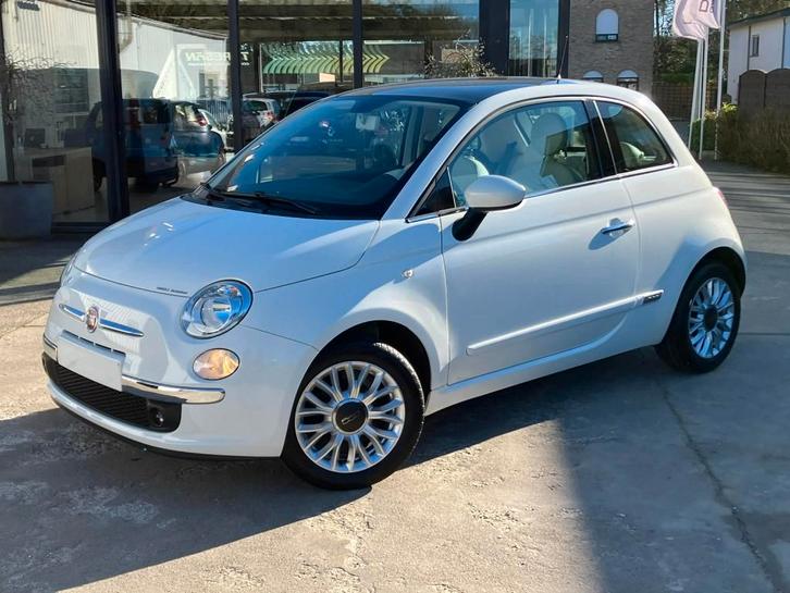 Fiat 500 1.2i Lounge, Auto's, Fiat, Bedrijf, Te koop, ABS, Airbags, Airconditioning, Boordcomputer, Centrale vergrendeling, Elektrische buitenspiegels
