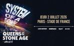 Places de concert SYSTEM OF A DOWN - Paris - Juillet 2026, Tickets & Billets, Juillet